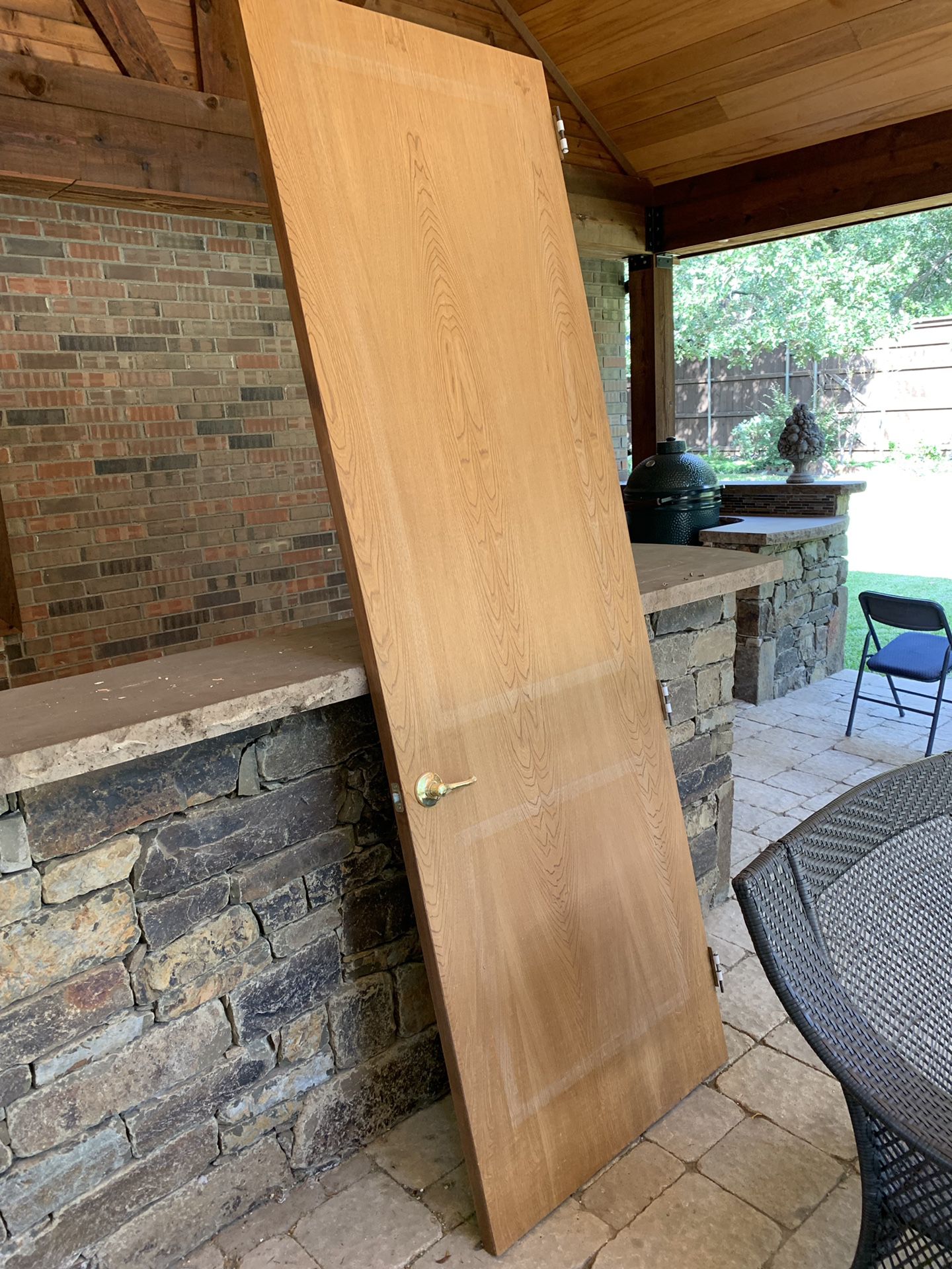 Solid wood 8’ door
