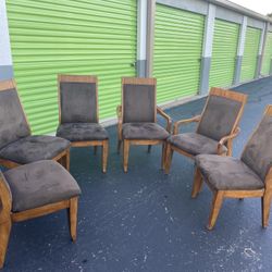 6 Piece Dining Chair Set 