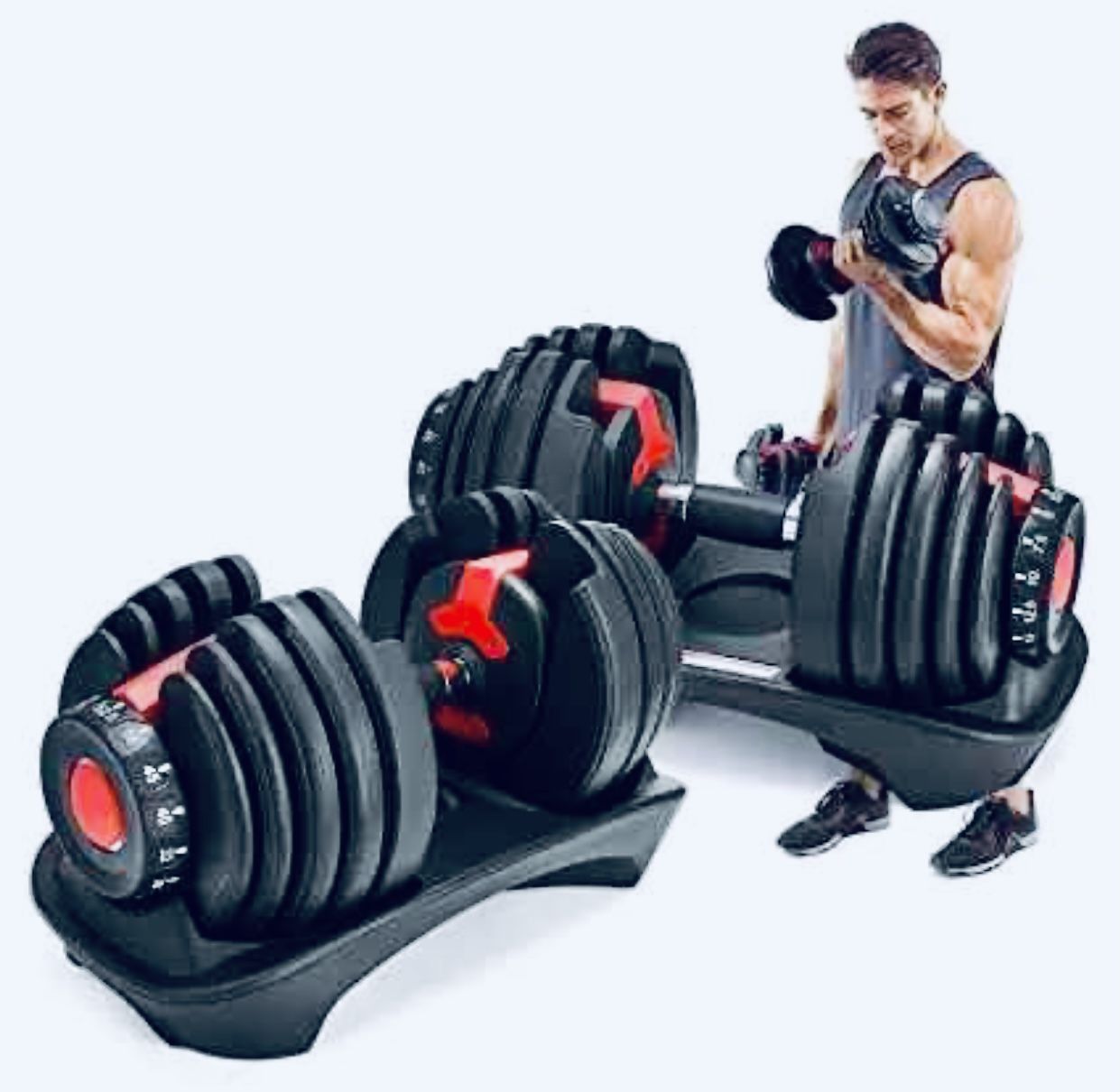 New in the box BOWFLEX SELECTEC 552 adjustable dumbbell set