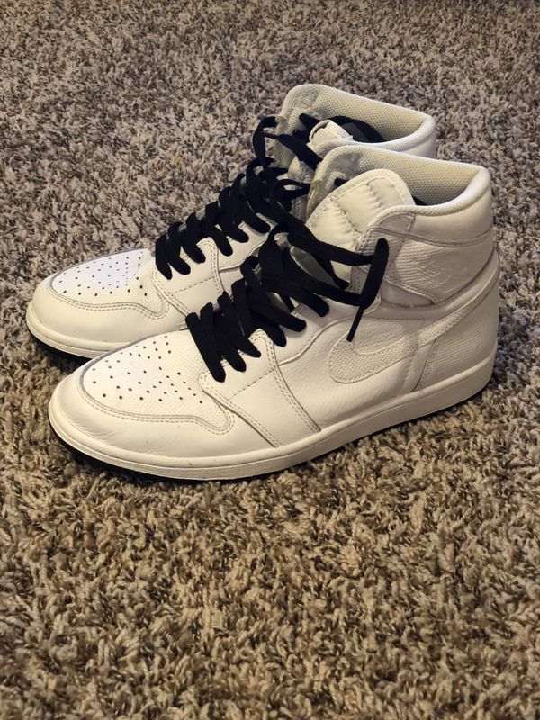 air jordan 1 low se perforated leather sneakers