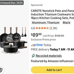 Pots N Pans Set Cartote 