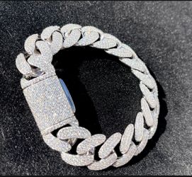 Silver Moissanite Bracelet