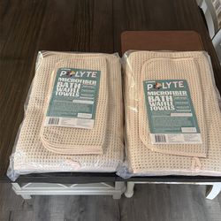 Microfiber bath towels