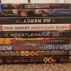 Lot Of Wrestling DVDs