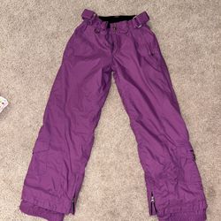 Sz 8 Body glove Snow Ski Pants Purple Girls 