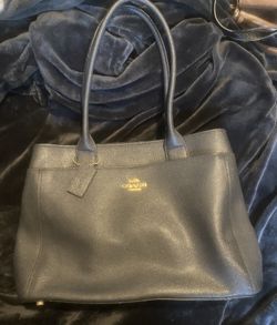 Coach Navy Blue Handbag Purse