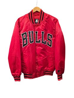 Chicago Bulls Starter Black Label Jacket, Adult Small