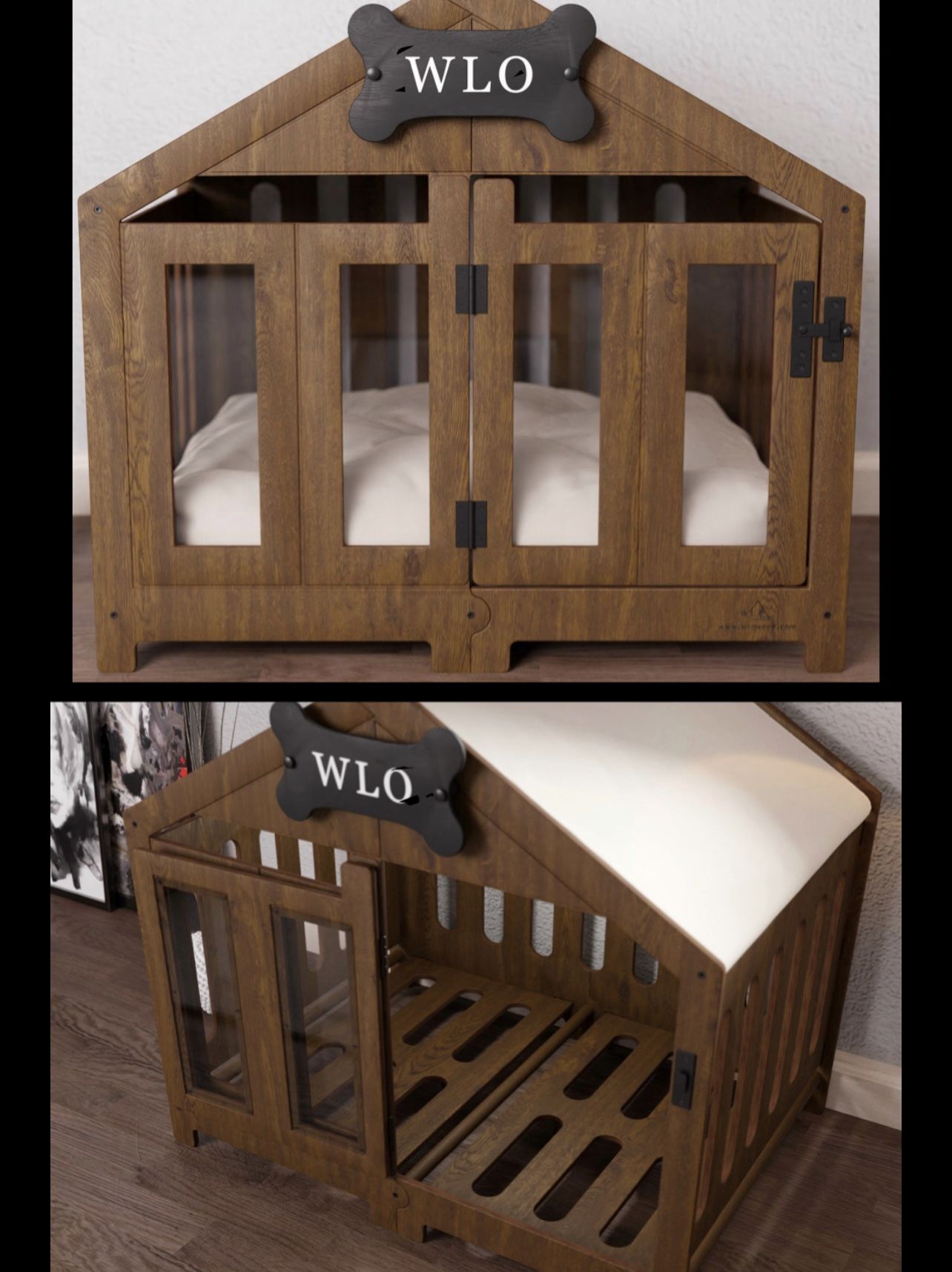 Custom Made Dog Crate/House