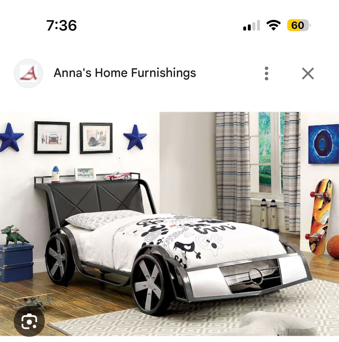 Race Car Twin Bed Frame