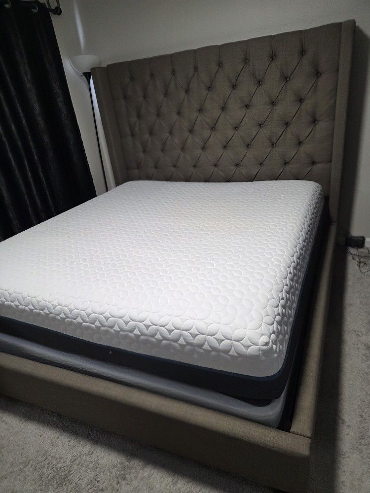King Size Bed Frame And Mattress