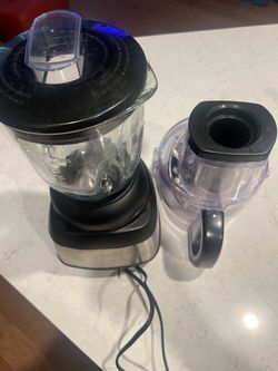 Countertop Food Processor Blender with Extra Jar Attachment