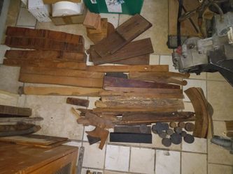 Lot of hardwood "pieces"