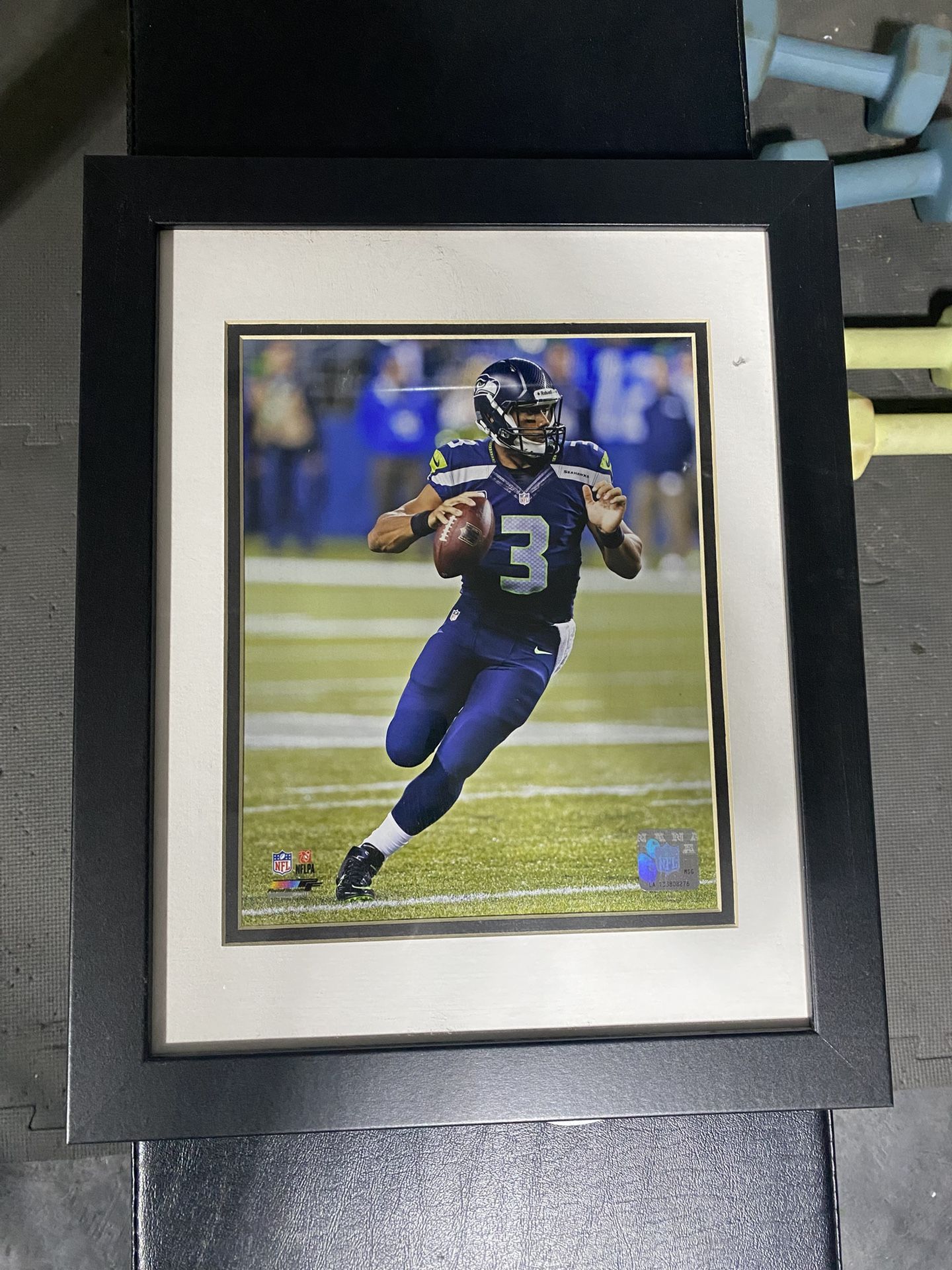 Seahawks Russell Wilson Framed Photo