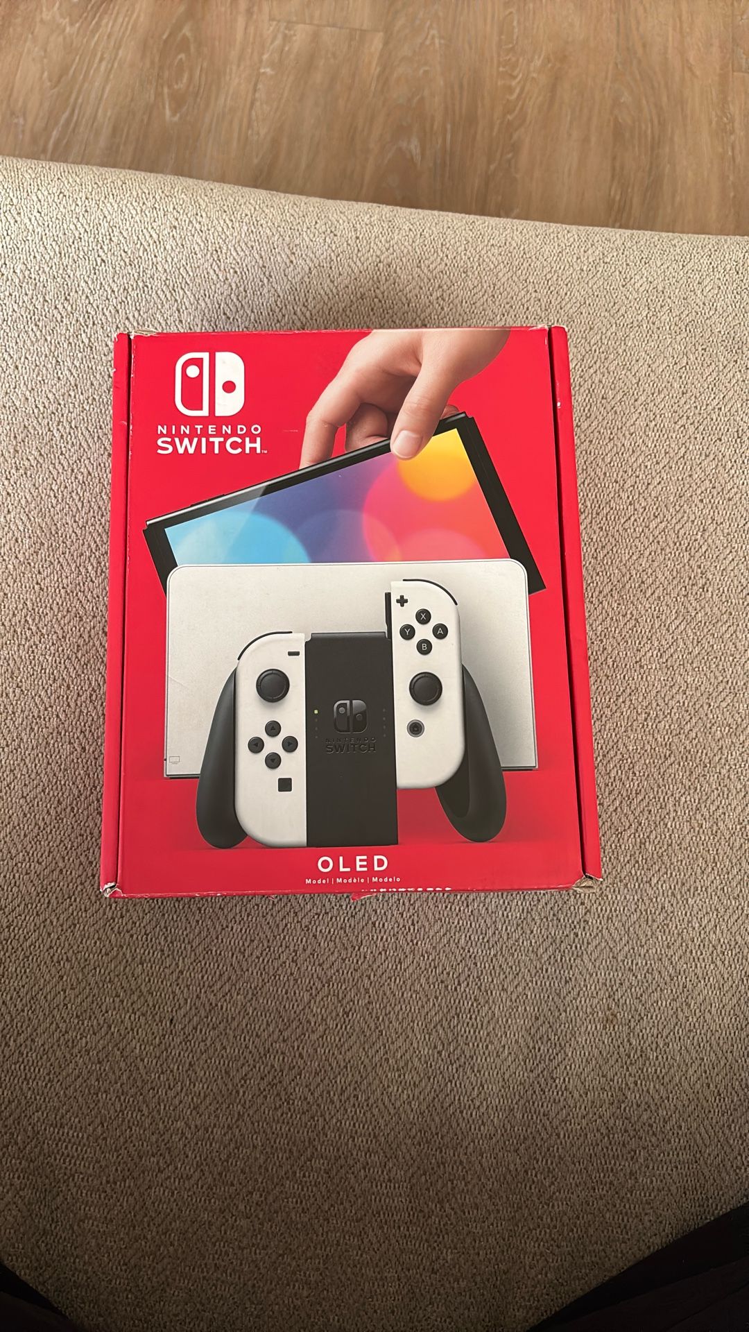 Nintendo Switch White Oled Still Fairly New Probably Only Played For 2 Months.