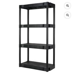 Plastic Storage Shelves X3 $60