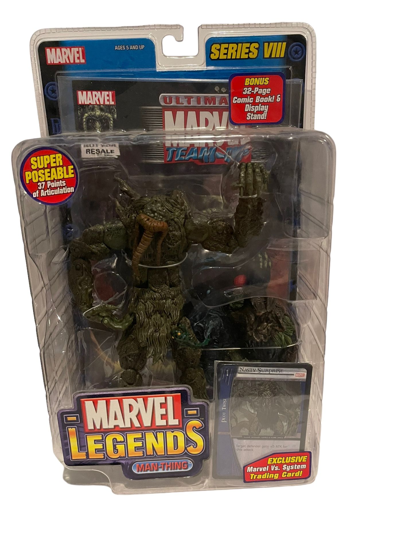ToyBiz Marvel Legends MAN-THING Series VIII 6in Action Figure New Sealed