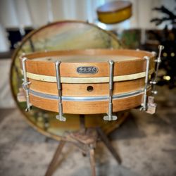 Vintage 20s Leedy Solid Maple 1-ply Snare Drum 