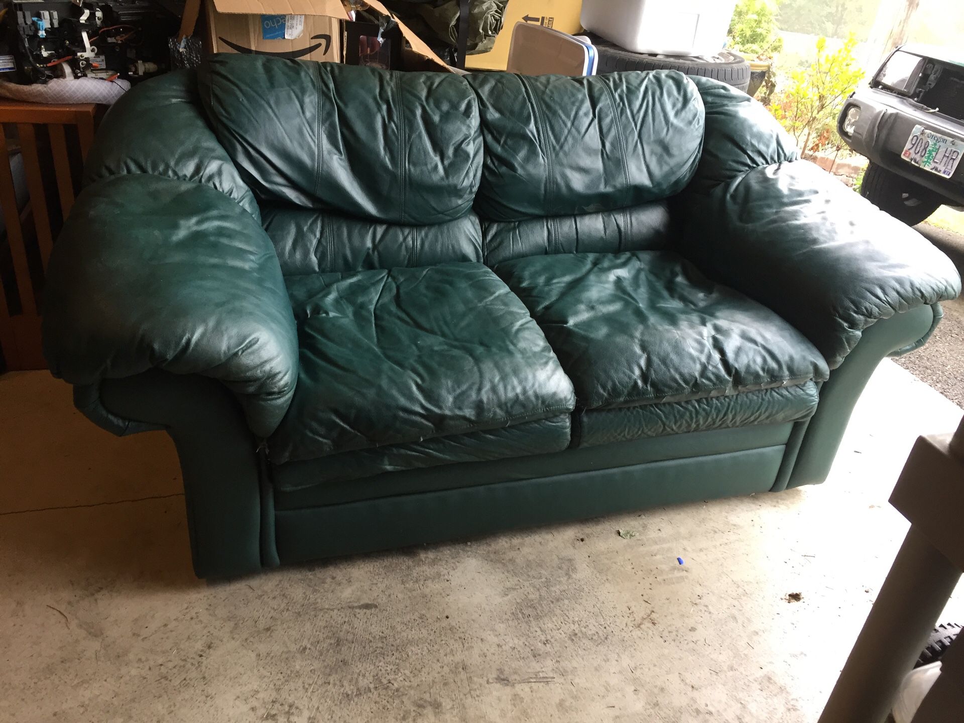 Free couch/love seat - good condition, stored dry