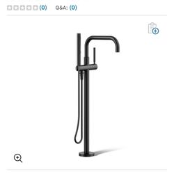 Kohler Free Standing Tub Fill Black