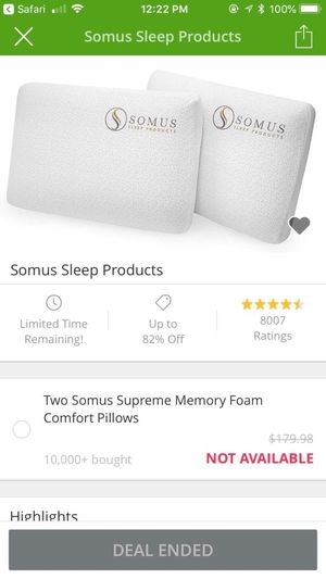 2 Somus Supreme Comfort Memory Foam Pillows For In Denver Co 2 Somus Supreme Comfort Memory Foam Pillows For In Denver Co Offerup
