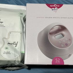 Spectra S2 Breast Pump With Storage Bags