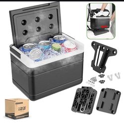 New 10LOL Golf Cart Ice Cooler Universal Insulated Portable Cooler Lightweight Ice Chest Box with Mo