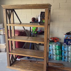 Wood Book Shelf 