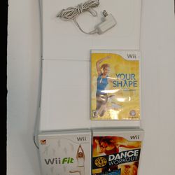 Nintendo Wii Balance Board With Games