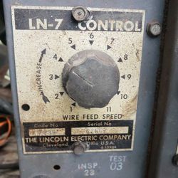 Lincoln Electric LN-7 Squirt Welder MIG Wire Feeder with Tweeko Gun And Gauges