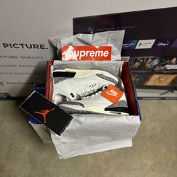 Jordan 3 White Cement