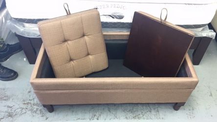 STORAGE OTTOMAN WITH TABLE!!!