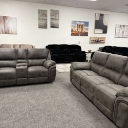 2pc Sofa And Love Recliner - DELIVERY AVAILABLE‼️