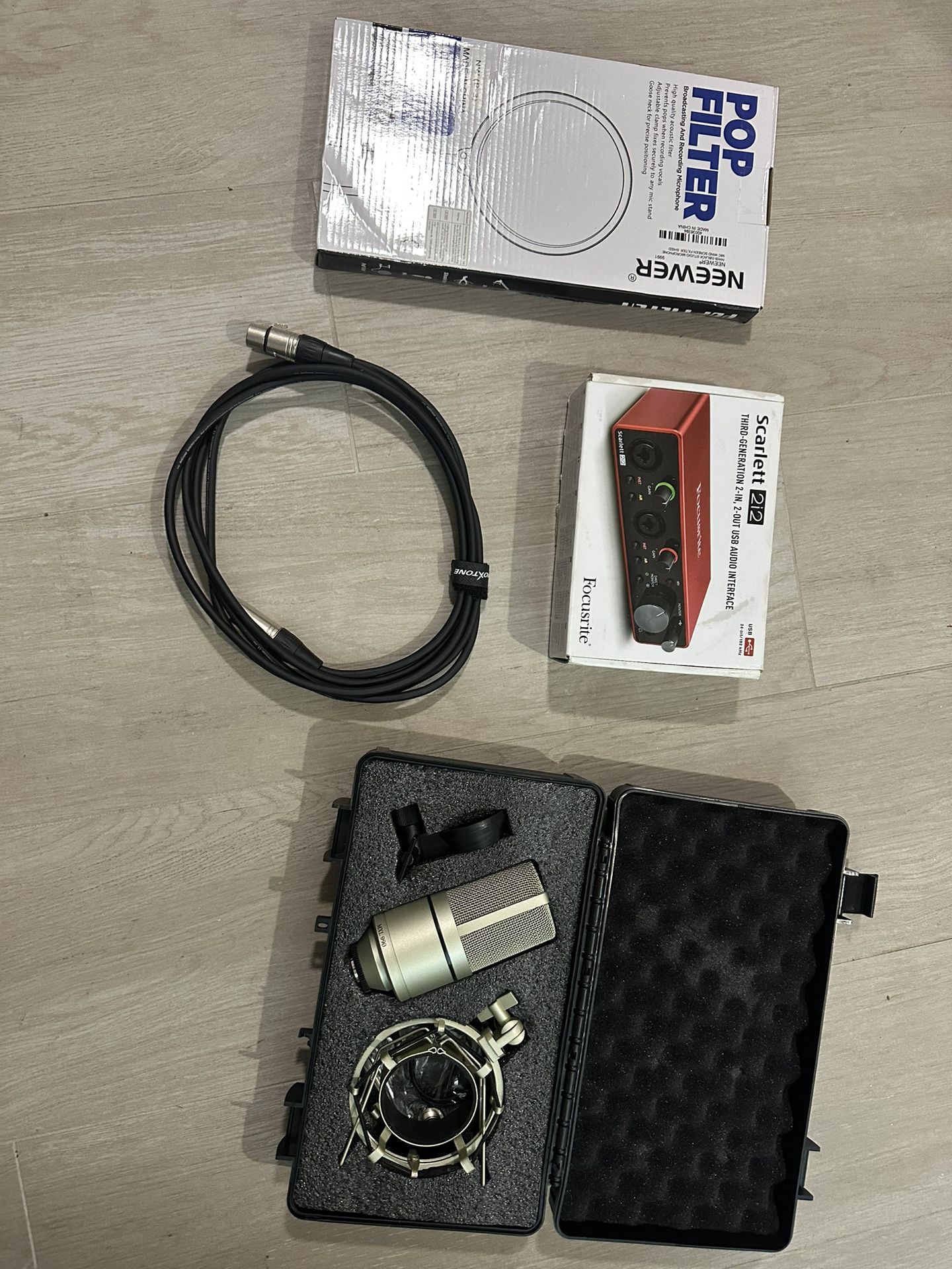 Music Recording Gear Set