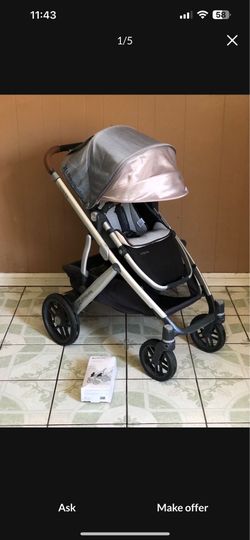 UPPA BABY STROLLER AND BASSINET!!!