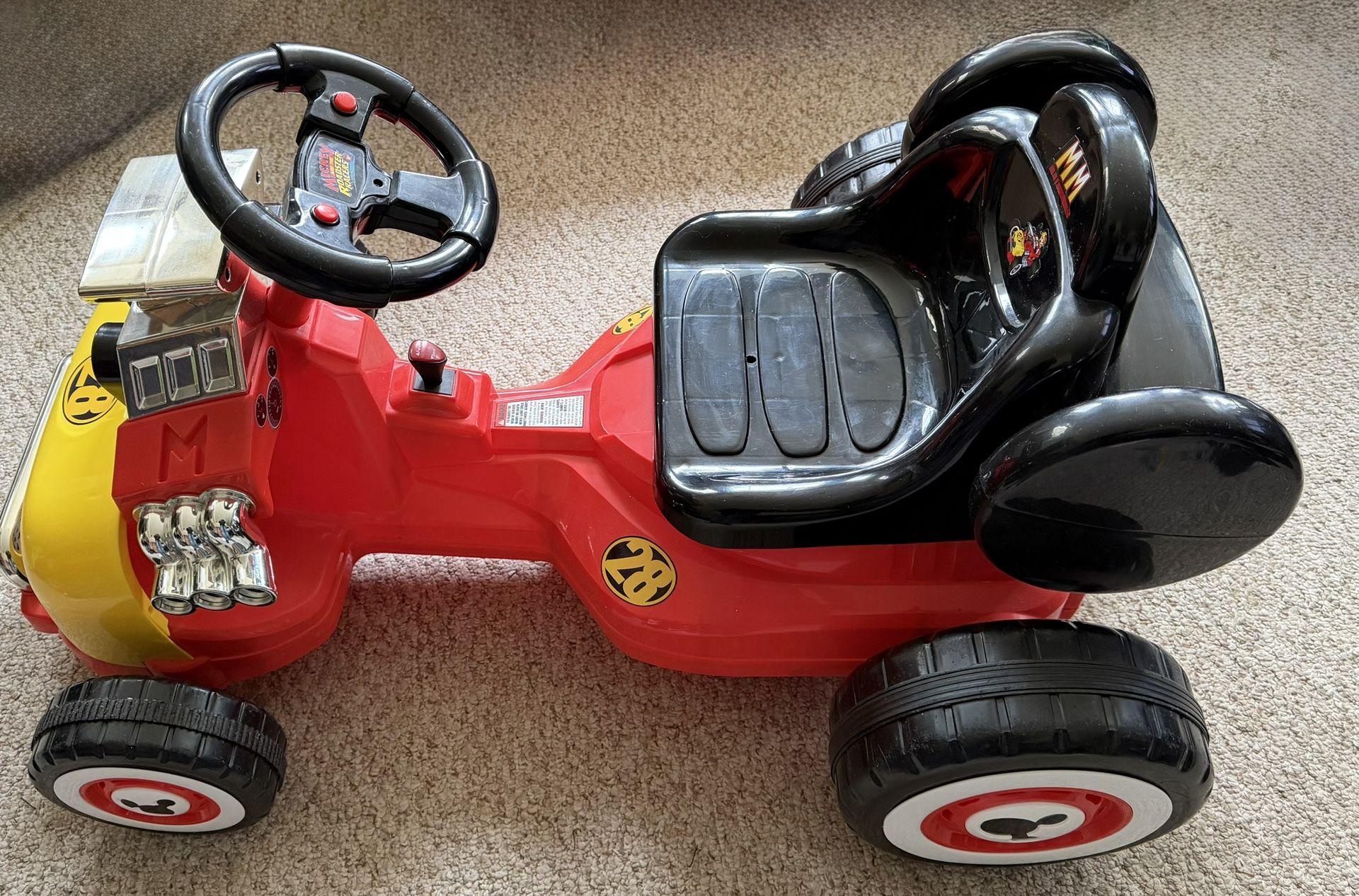 Mickey Mouse Roadster Racer Go Cart 6V
