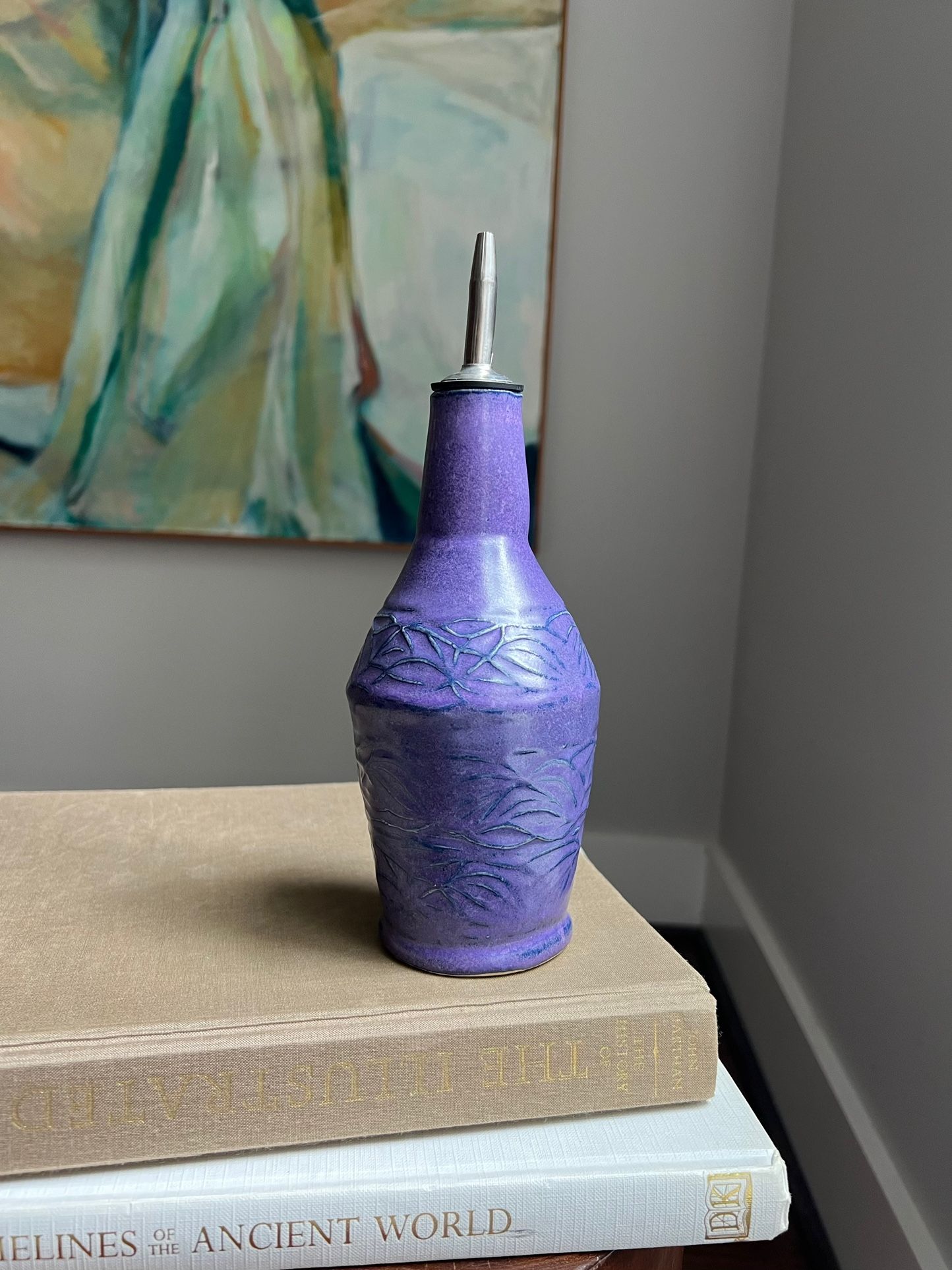 Handcrafted Detailed Cruet ( H9.5" ) firm on price