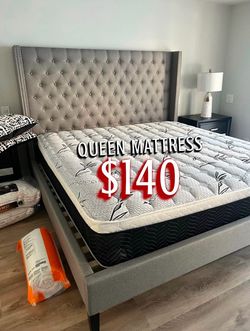 New Queen mattress only $140
