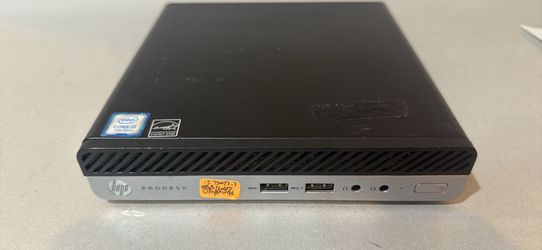 Hp prodesk 400 g3 mini i5 (contact info removed) 8GB 120gb ssd window10 pro wifi new fresh window install ready to use power supply included