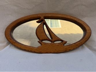 Vintage Sailing Boat Mirror