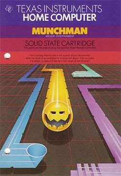 Munch Man 1982 Texas Instruments game