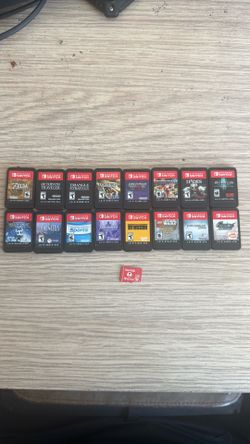 Nintendo Switch Games + SD card