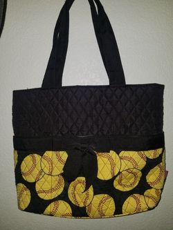 Softball Tote Purse