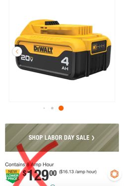 DEWALT 20V MAX Premium Lithium-Ion 4.0Ah Battery