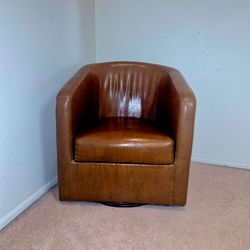 360 swivel barrel chair