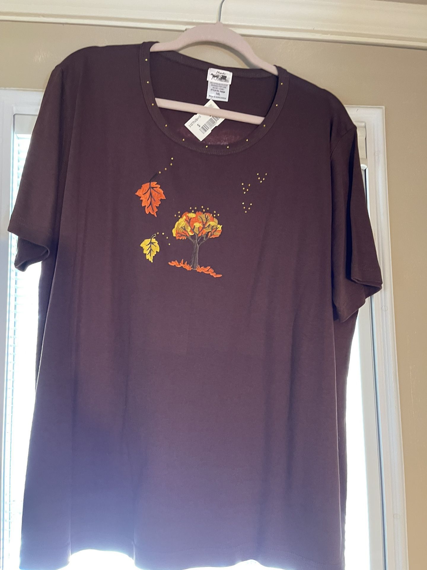 Fall Leaves Tee Shirt & Blouse