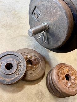 Standard Weight Set with Barbell & EZ Bar - 355 lbs. of weight