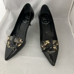 Roger Vivier Black Short Heels 7.5