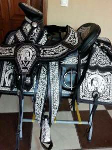 Silla de montar mexicana caballo