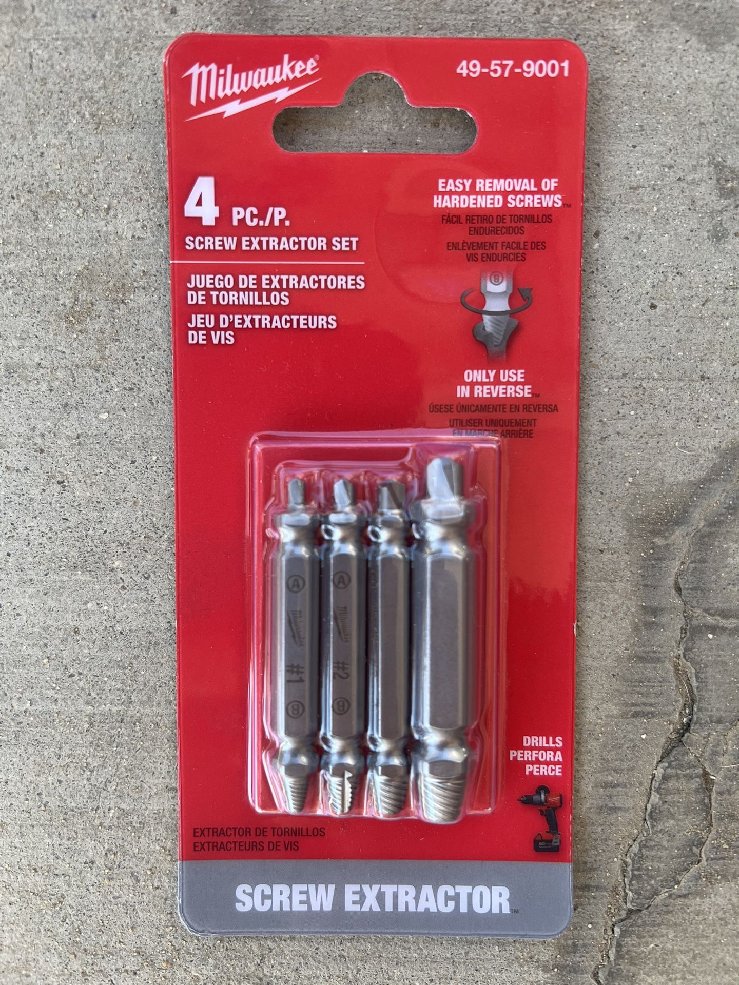 Milwaukee Screw Extractor Sets – $13 Each (OBO)