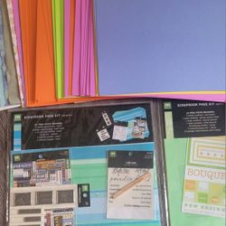 Over 77 Pages Of Cardstock &Two Page Kids